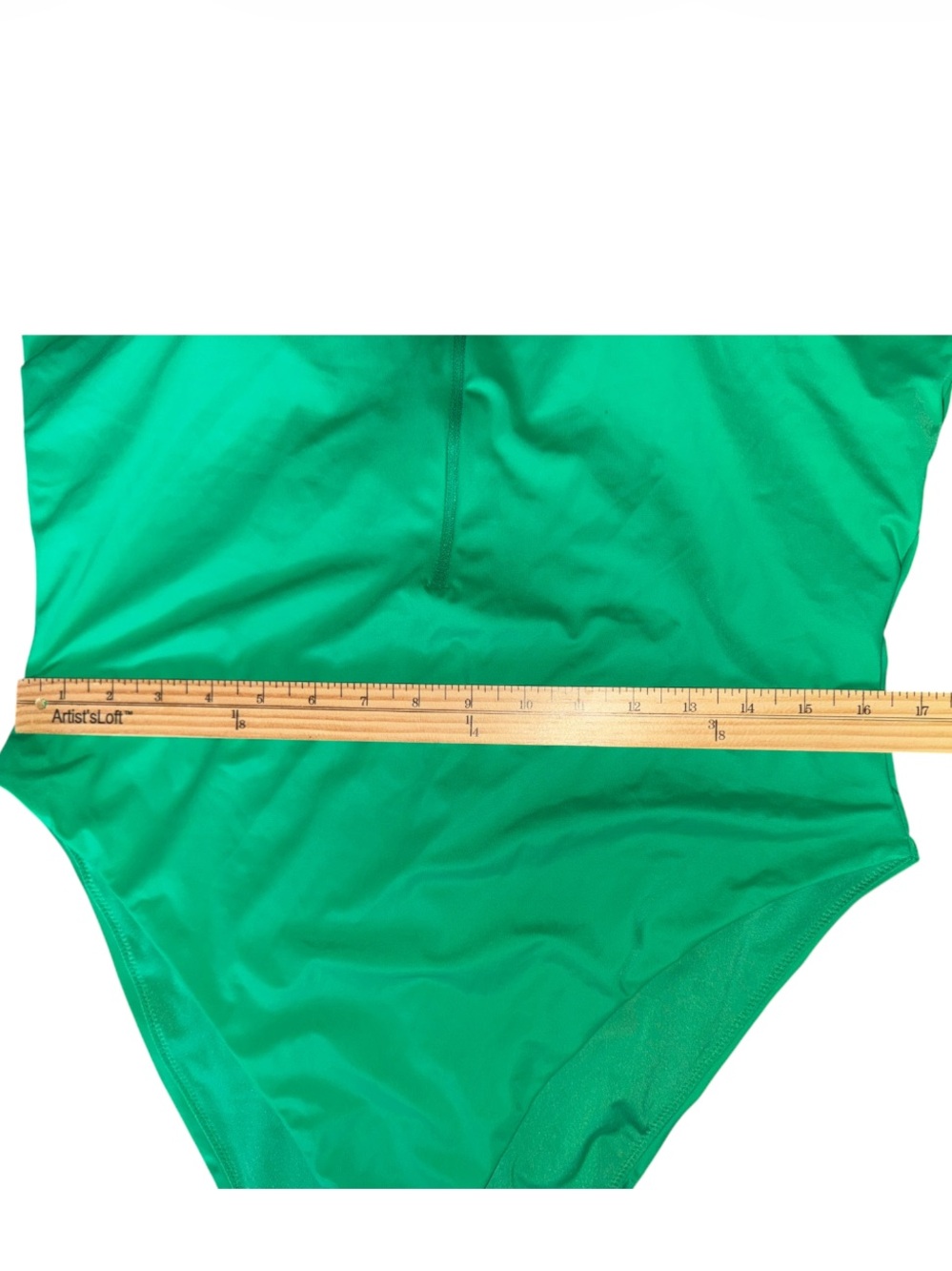 Fabletics Green Zip Front One Piece Swimsuit XL NWT Athletic Swim - Picture 12 of 13